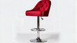 © Tanakrit - A red chair with a silver base. generated using AI