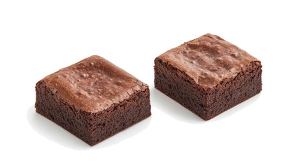 Poster - Delightful Chocolate Brownies for Dessert Lovers Generative AI