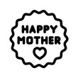 © AB Design - happy mother love outline style