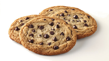 Poster - Warm Fresh Chocolate Chip Cookies! Generative AI