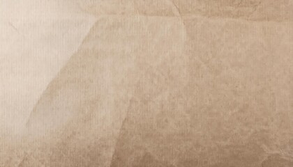 Poster - neutral beige textured paper background with subtle crumpled folds and light shadow variations, ideal for design or crafting projects