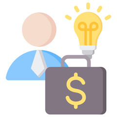 Poster - Entrepreneur Flat Icon