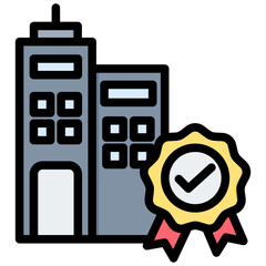 Poster - Quality Assurance Outline Color Icon