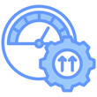 © Uniconlabs - Performance Indicator Blue Icon