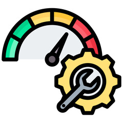 Poster - Management Tools Outline Color Icon