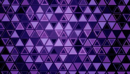 Poster - geometric purple triangle pattern design for modern backgrounds, abstract visuals, wallpapers, branding, or digital presentation