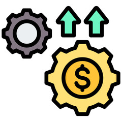 Poster - Business Development Outline Color Icon