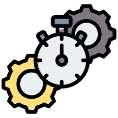 Poster - Operational Efficiency Outline Color Icon