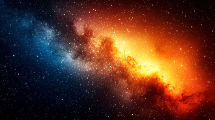 Wall Mural - Cosmic Wonders: A breathtaking journey through the vibrant colors and celestial tapestry of a nebula in the vast universe.