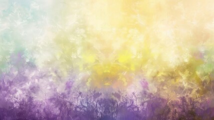 Wall Mural - abstract soft colorful background featuring light hues of yellow, purple, and blue for creative desi