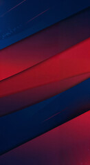 Poster - abstract background of red and blue lines . Generative AI