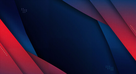 Poster - abstract background of red and blue lines . generative ai