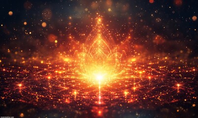 Fototapete - Harmony Concept Digital Background, Generative AI