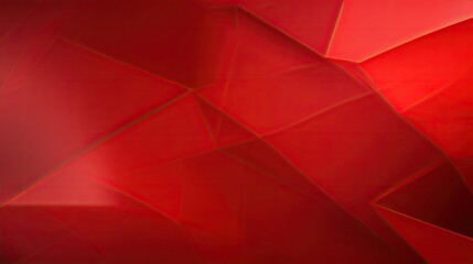 Abstract red geometric shapes with smooth gradients and lines.