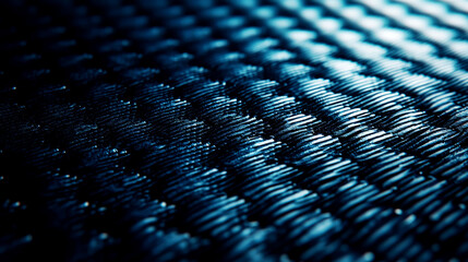 Abstract Blue Texture: Dark, Seamless Wave Pattern Background. Perfect for Digital Design and Wallpaper.