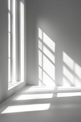 Poster - Light White Interior Digital Background, Generative AI