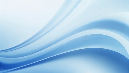Poster - Abstract soft blue wave background. 3d blue background with blue lines curved, wavy sparkle with copy space for text. Three-dimensional wave and blue background flowing elegant design smooth pattern