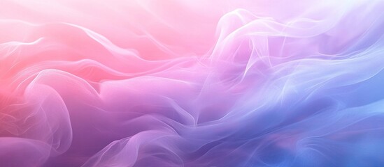 Aufkleber - Soft gradient background featuring flowing pink, purple, and blue hues seamlessly blending, creating a calming and ethereal atmosphere.