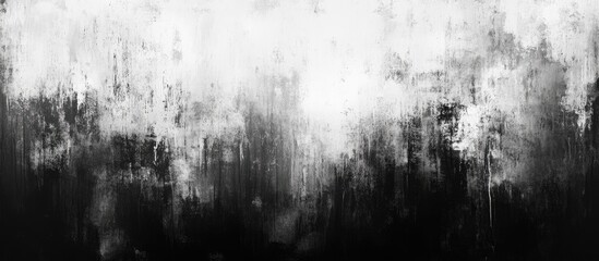 Poster - abstract black and white grunge texture with navy gray tones creating a rough mottled background enh
