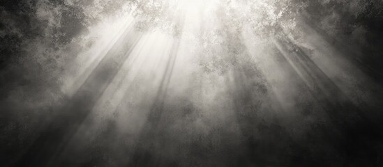 Poster - Stunning abstract grey rays wallpaper with soft light beams emanating from the center creating depth and elegance for creative projects.