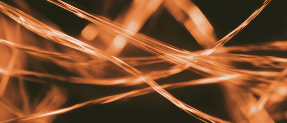 Poster - Intricate patterns formed by wires showcasing speed and complexity in abstract design