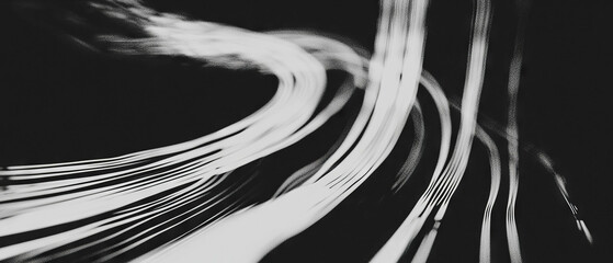 Poster - Intricate patterns of wires convey speed and complexity in an abstract background