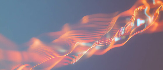 Poster - Abstract representation of wires in a grid showcasing organized chaos and data flow dynamics