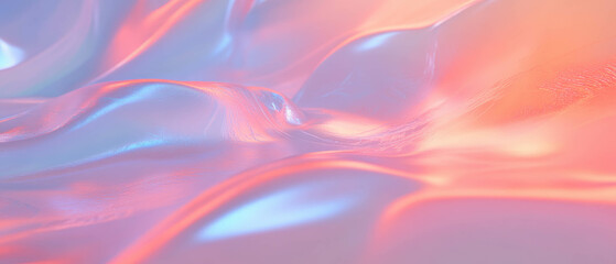 Poster - Abstract ice textures showcasing fragile beauty in a cold atmosphere with soft reflections