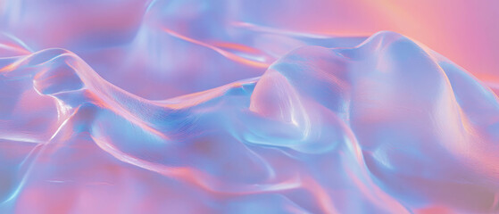 Poster - Explore the delicate beauty of abstract 3D ice and frozen textures in a serene atmosphere