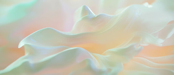 Poster - Exploring the depth of 3D abstract textures and ethereal surfaces in visual art