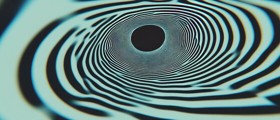 Poster - Swirling abstract toruses create a hypnotic effect in a mesmerizing design
