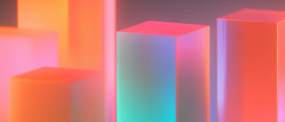 Poster - Exploring abstract data visualization through colorful 3D box plots and statistical representation