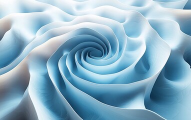 Aufkleber - Abstract swirling light blue fabric texture.