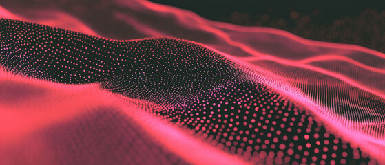 Poster - Complex networks of data points create dynamic visual connections in a 3D space