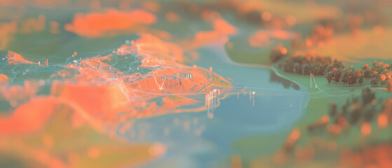 Poster - Exploration of abstract 3D geographic maps for spatial data analysis and visualization