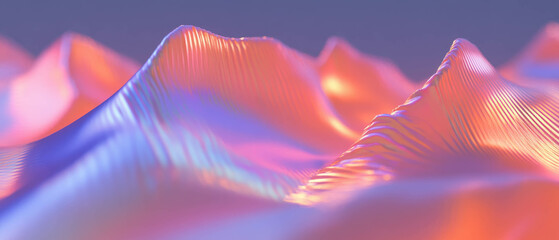 Poster - Abstract representation of 3D histograms depicting data frequency and distribution analysis
