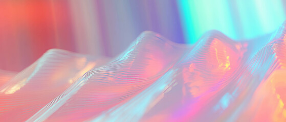 Poster - Visual representation of data frequency using abstract 3D histograms in vibrant colors