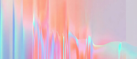 Poster - Abstract background of 3D line graphs showing data trends and analysis fluctuations