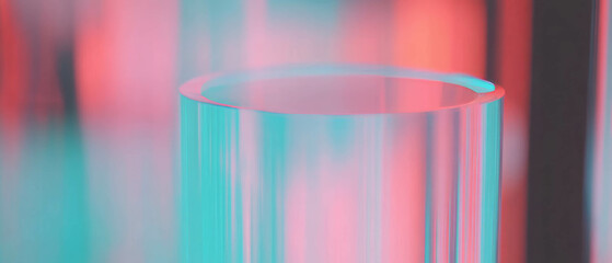 Poster - Colorful abstract visualization of data using 3D pie charts with dynamic segments