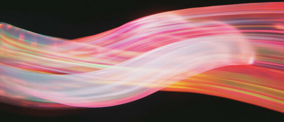 Poster - Dynamic trails of light and smoke create an immersive visual effect and movement