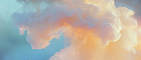 Poster - Exploring the beauty of abstract 3D smoke with rich textures and visual depth