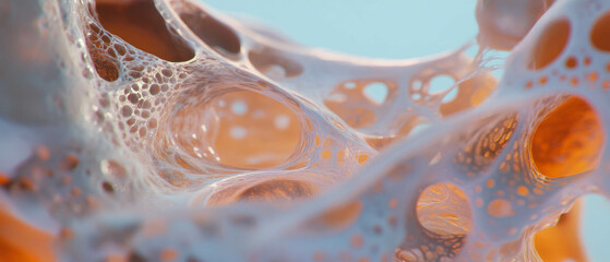 Poster - Exploring the intricate details of fractal smoke patterns in a mesmerizing 3D space