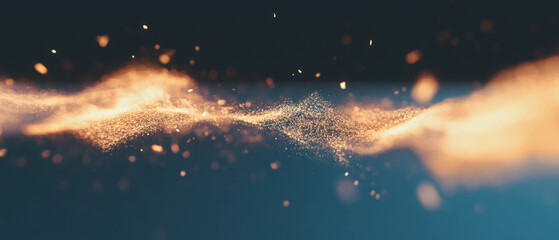 Aufkleber - Dynamic sound waves create explosive visuals in an abstract background