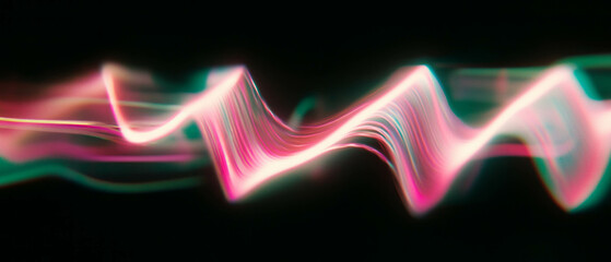 Poster - Dynamic simulation of 3D sound waves reacting to virtual wind in abstract fluid forms