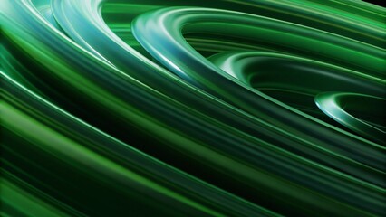 Poster - Abstract green motion blur background with dynamic lines, modern design. Background technology futuristic digital speed, innovation energy, sci-fi pattern, smooth wave, vibrant flow motion