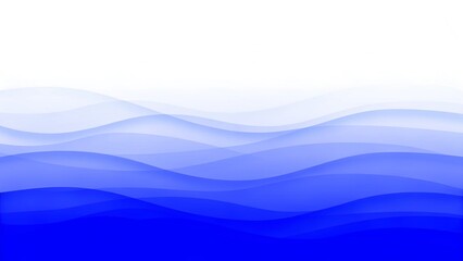 Poster - Abstract header color wave design element with blue lighting effect. Blue line and wave for modern banner, dynamic motion background, elegant flow template, digital graphic style
