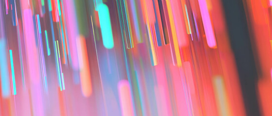 Poster - Bright abstract background of blockchain data with vibrant colors and clear design elements