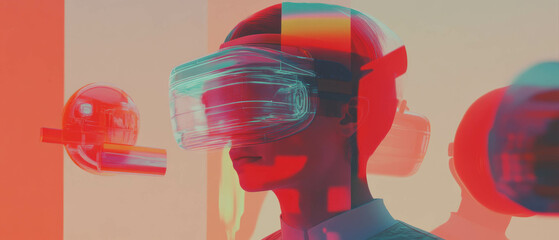 Poster - Exploring augmented reality through abstract interfaces and virtual elements in a digital landscape