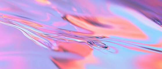 Poster - Dynamic sound waves create an abstract visual representation of audio technology