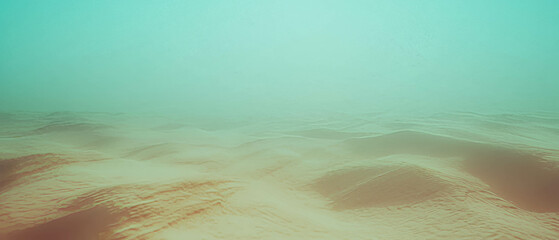 Aufkleber - Dusty desert landscape showcasing sandstorms and desolate beauty in harsh environment